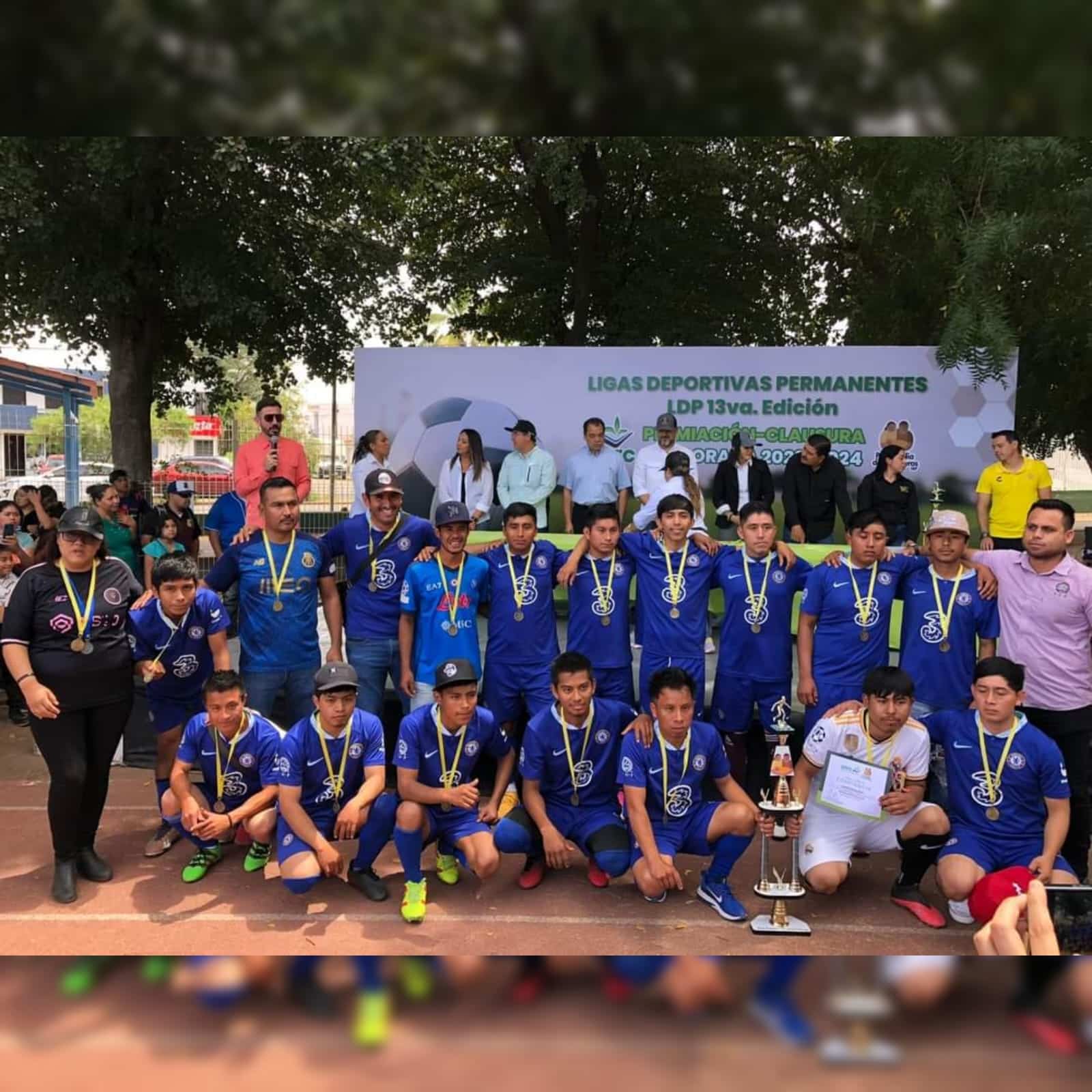 Ganadores del torneo de futbol inter campos agrícolas 2