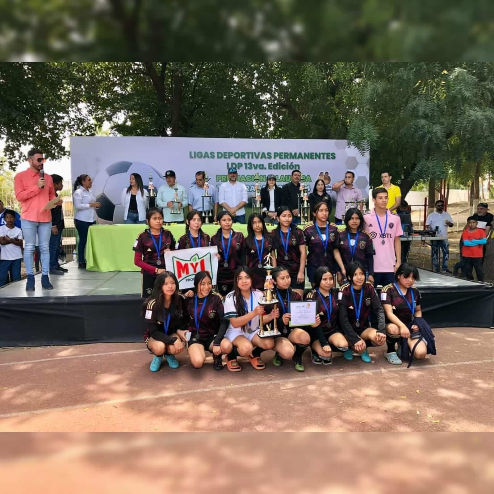 Ganadores del torneo de futbol inter campos agrícolas 2