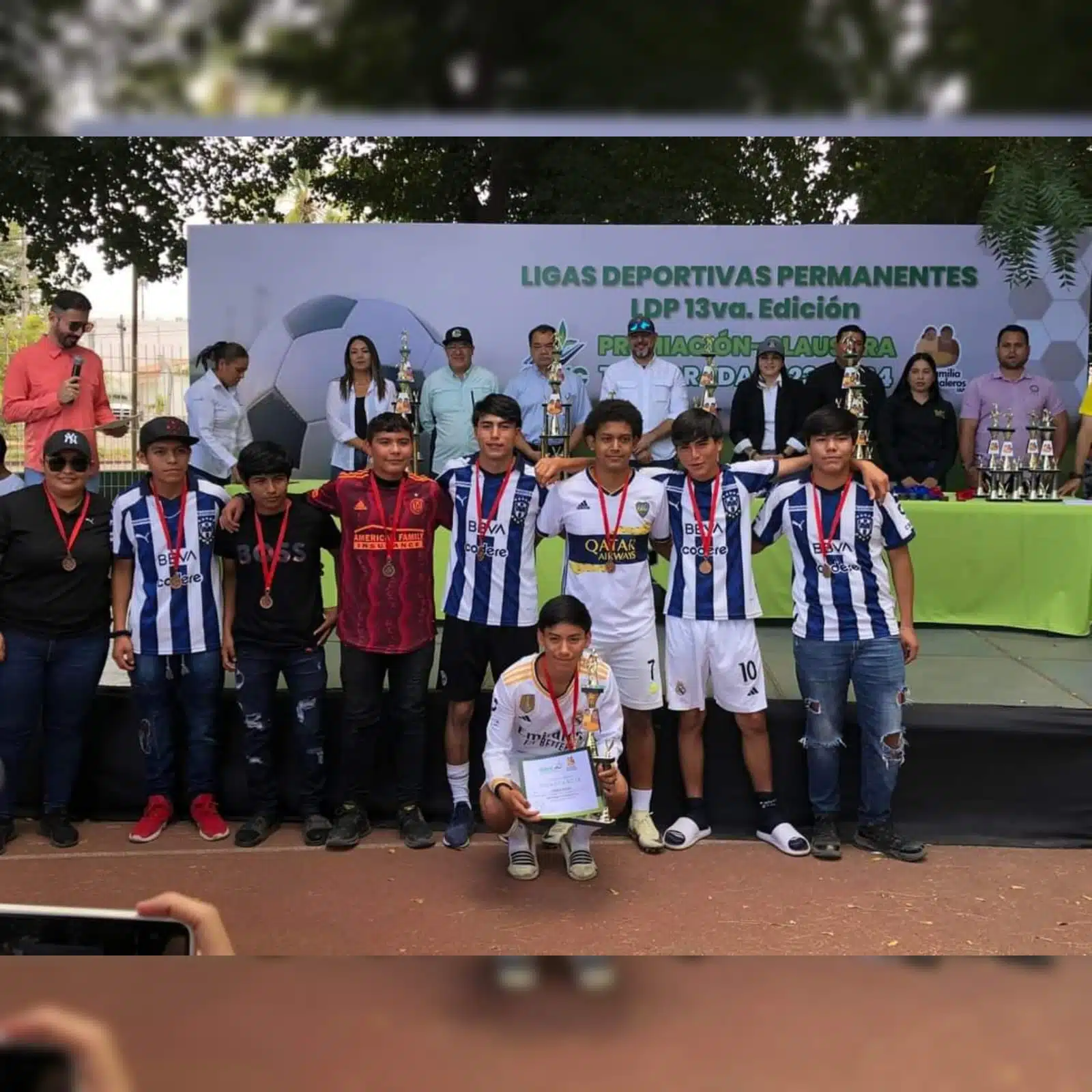 Ganadores del torneo de futbol inter campos agrícolas 2