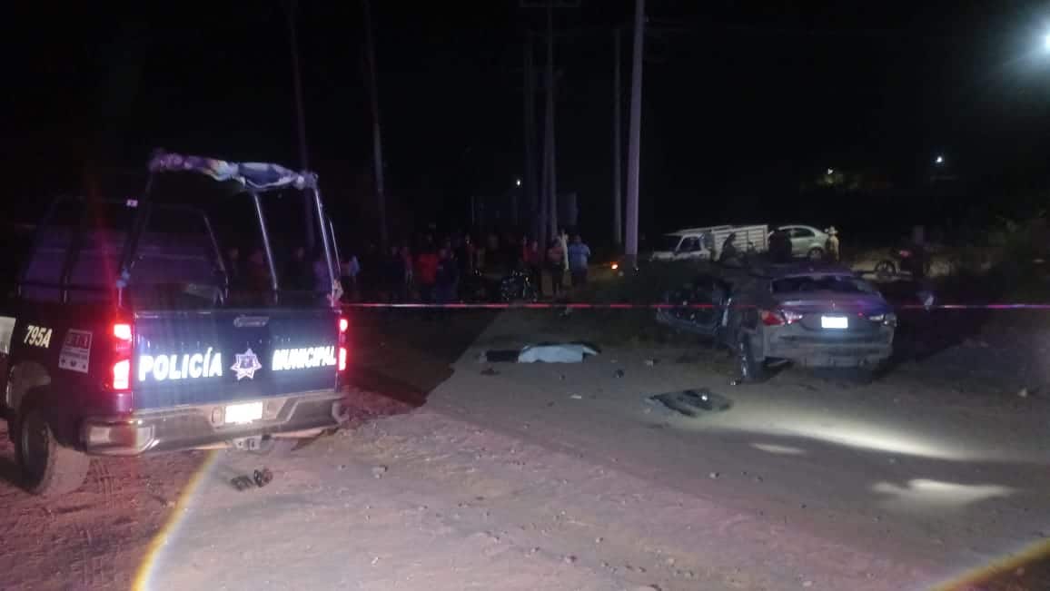 Accidente de automóvil en Angostura