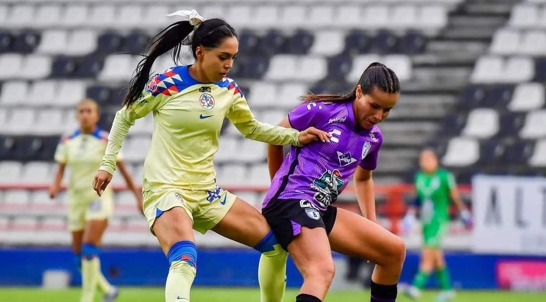 Alondra Cabanillas jugadora del América en la liga MX femenil