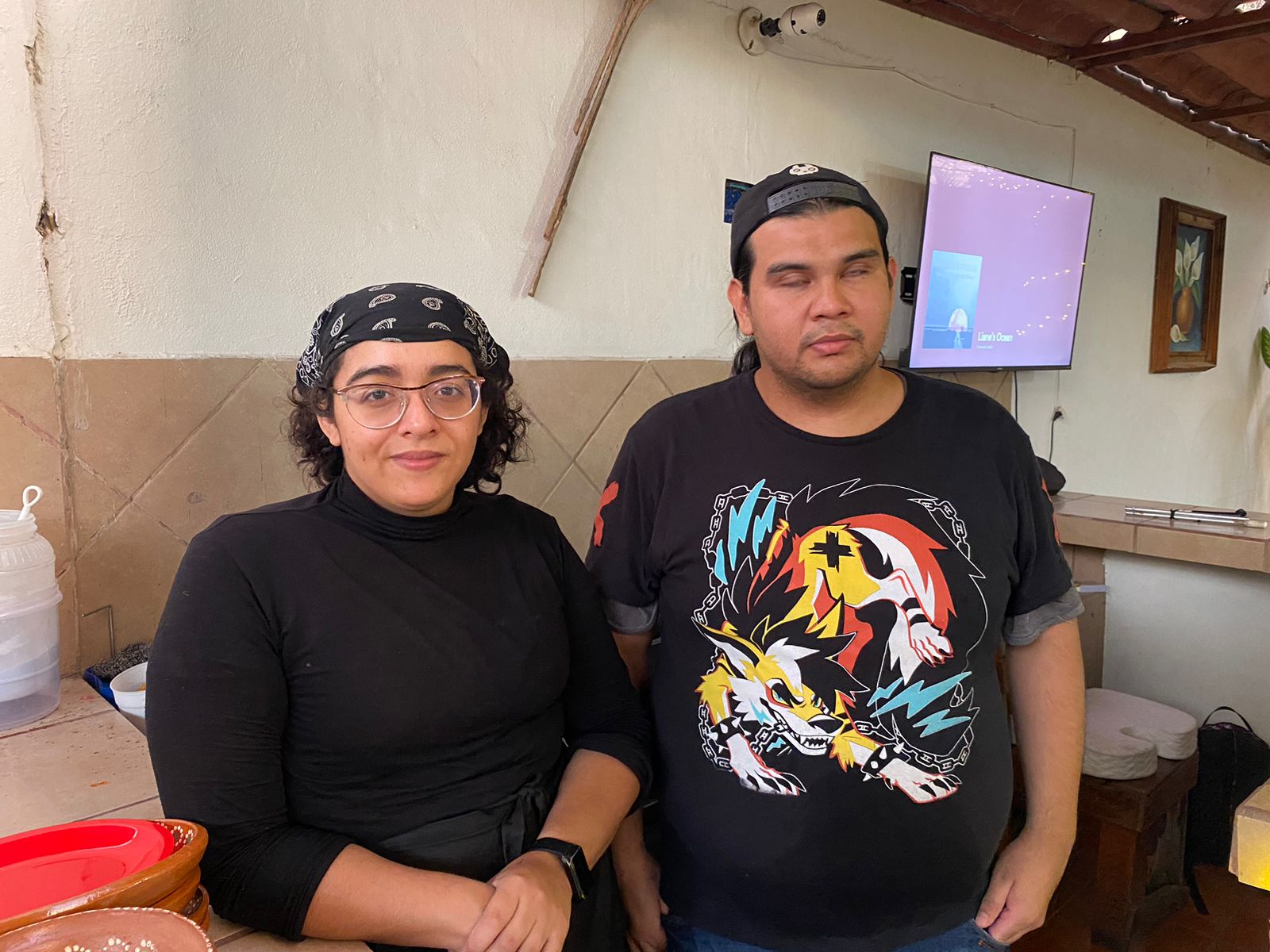 Arnulfo Montes y Marta Aimé Murillo Guerrero, dueños del restaurante Mr. Fox de Los Mochis
