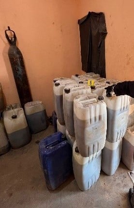 Droga, vehículos y sustancias ilícitas fue lo que se aseguró en la sindicatura de Sanalona