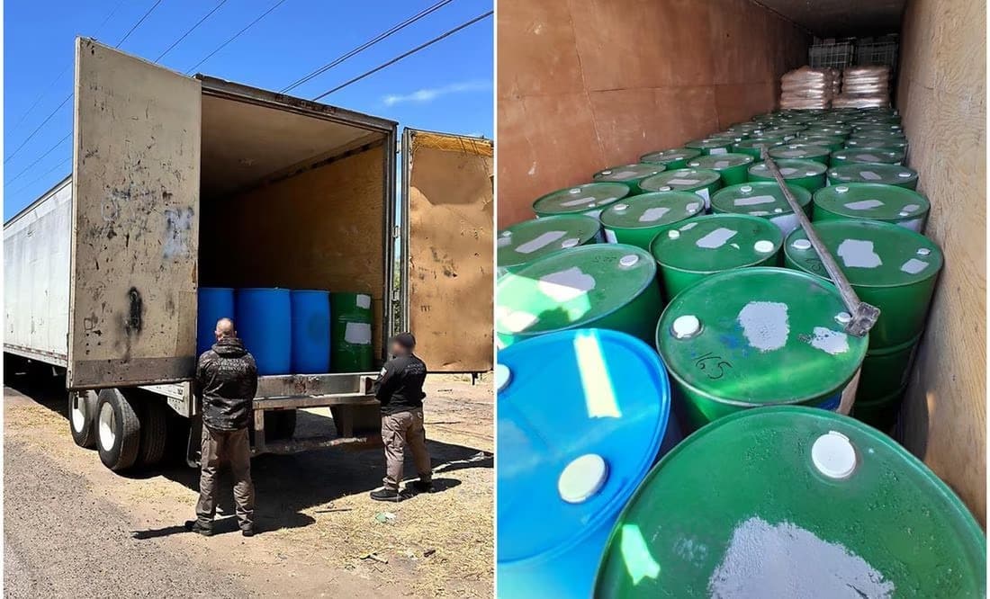 Droga en tráiler