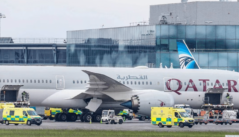 12 personas heridas por turbulencias en un vuelo de Doha a Dublín