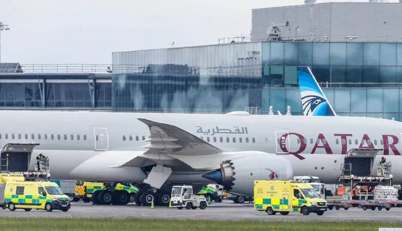 12 personas heridas por turbulencias en un vuelo de Doha a Dublín