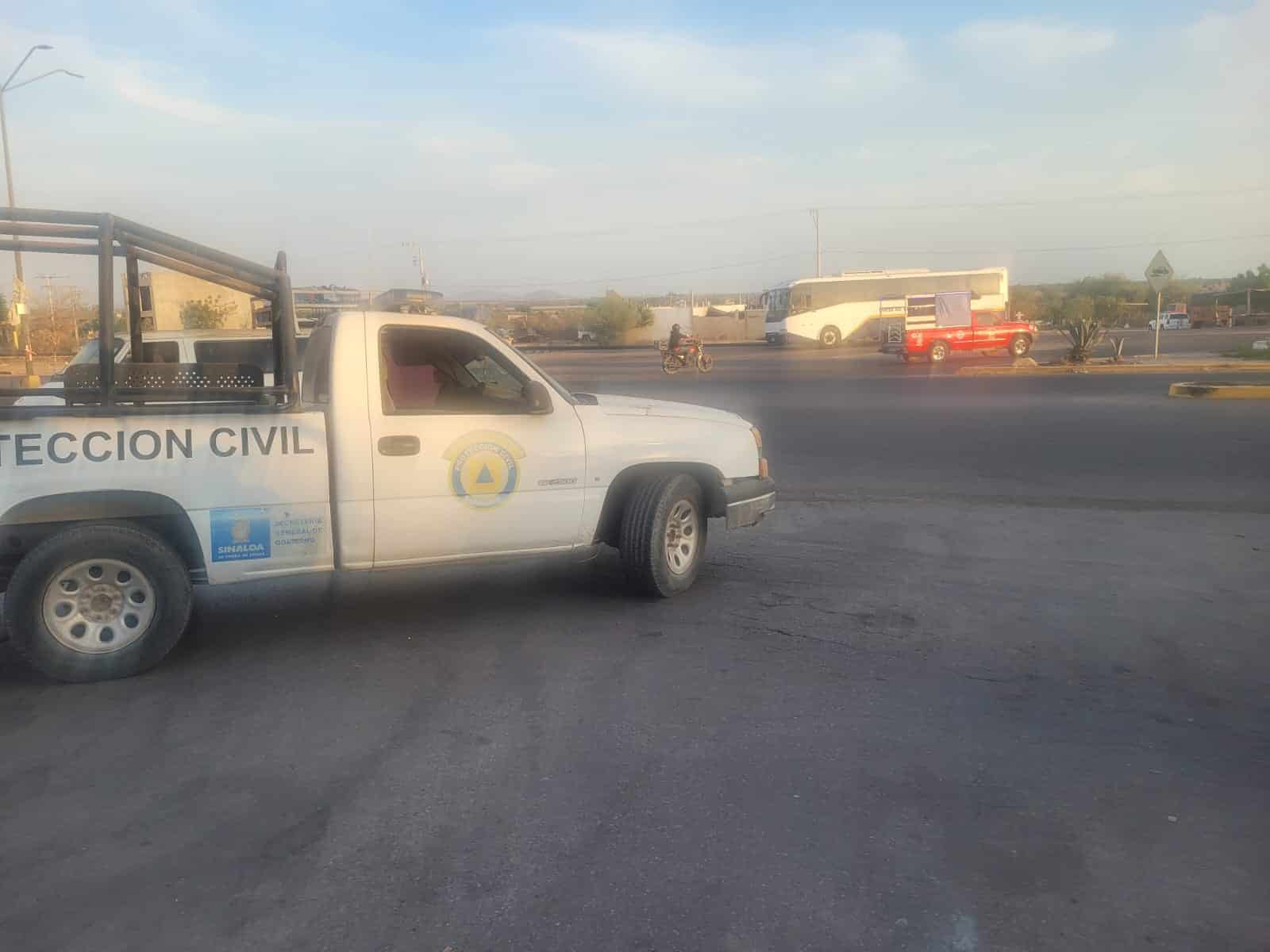 Carretera libre Mazatlán-Culiacán bloqueada