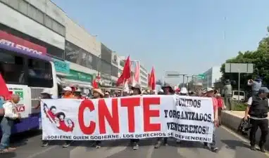 Manifestación CNTE