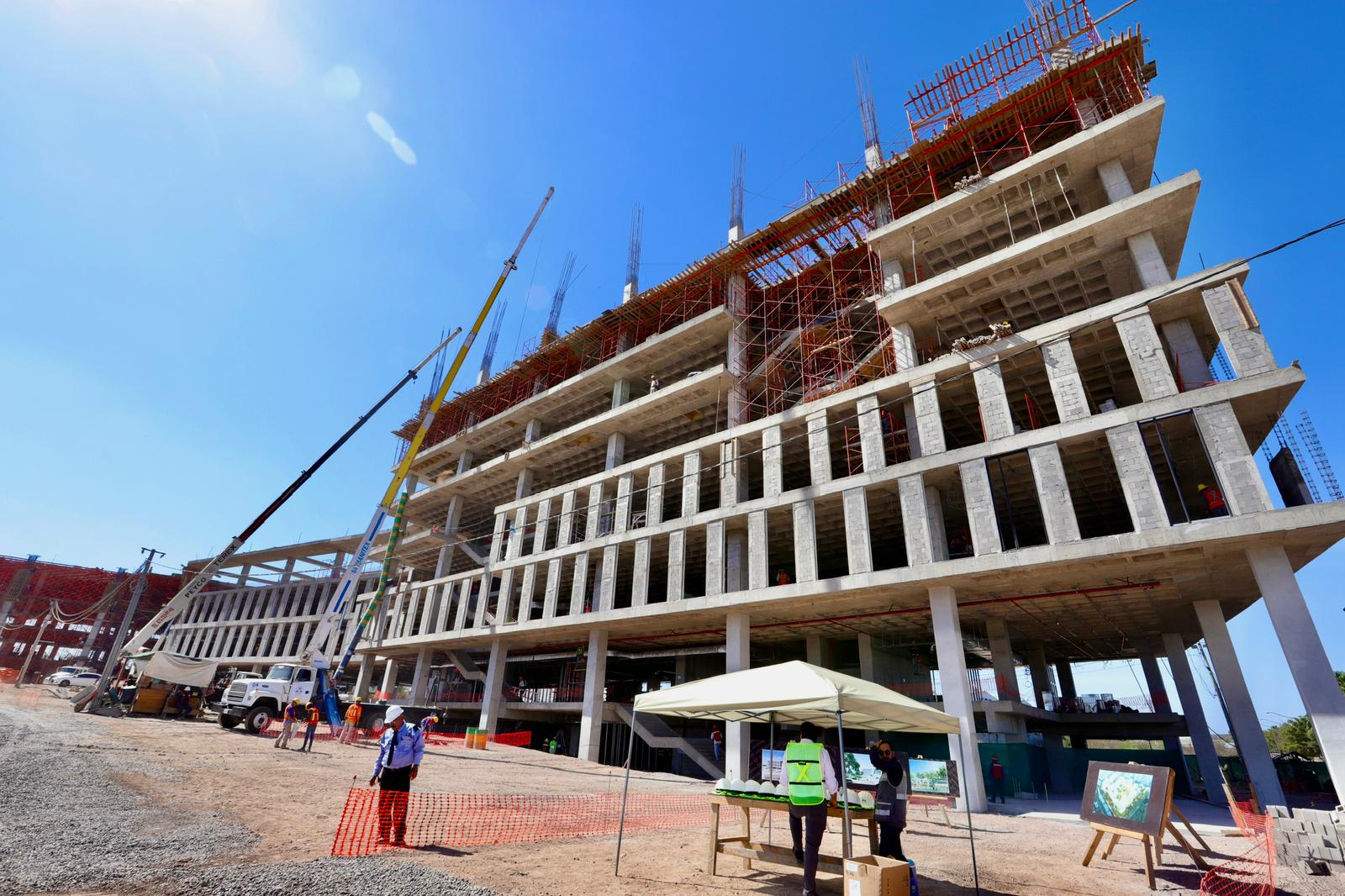 Obra del nuevo campus institucional de Salud Digna en Culiacán