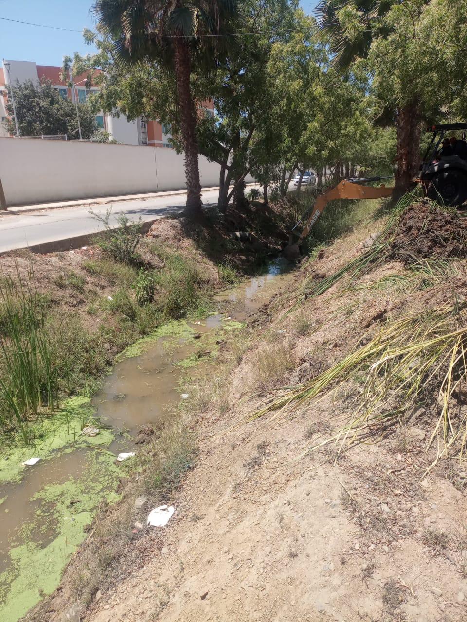 Canal pluvial en Mazatlán