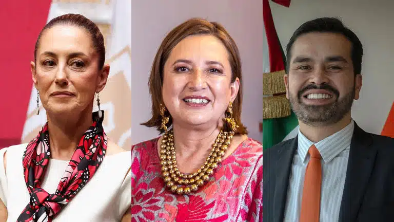 Sheinbaum, Gálvez y Álvarez Máynez se encontrarán en su tercer debate presidencial