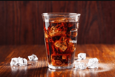 Vaso con refresco