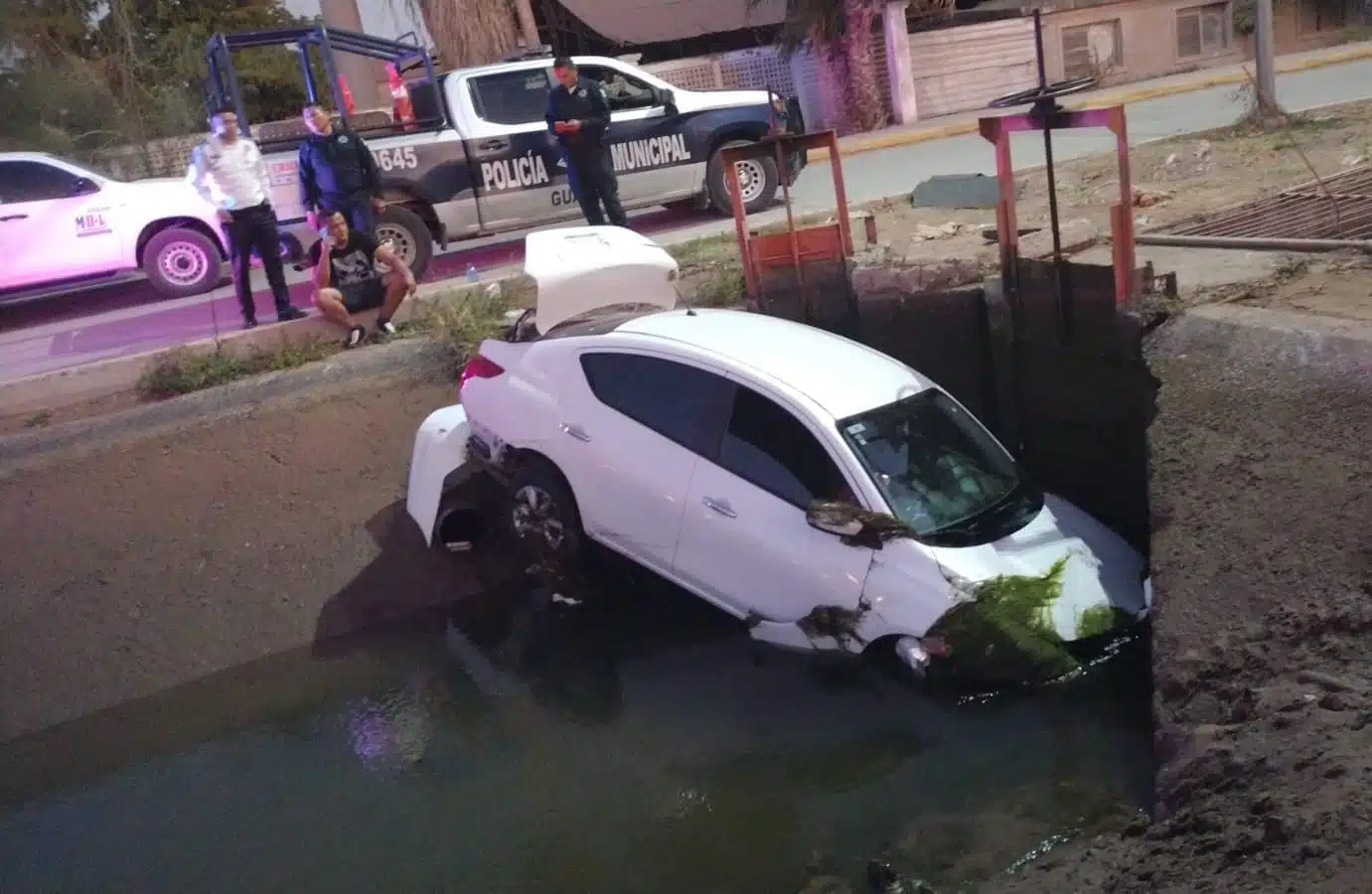 Accidente de auto en Guasave