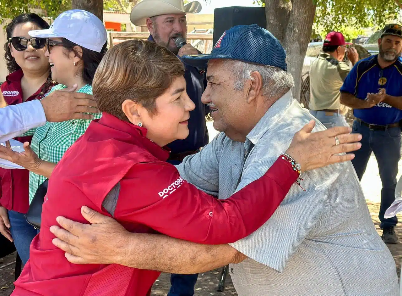 Cecy Ramírez, candidata de Morena a la presidencia municipal de Guasave, durante su campaña