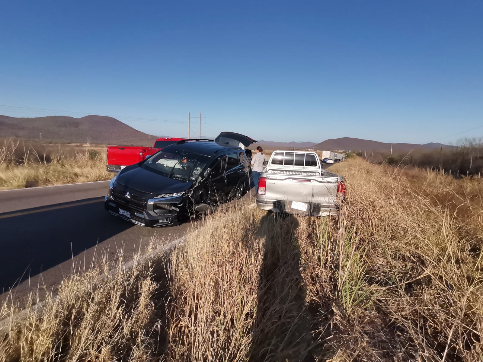 Choque en carretera México 15