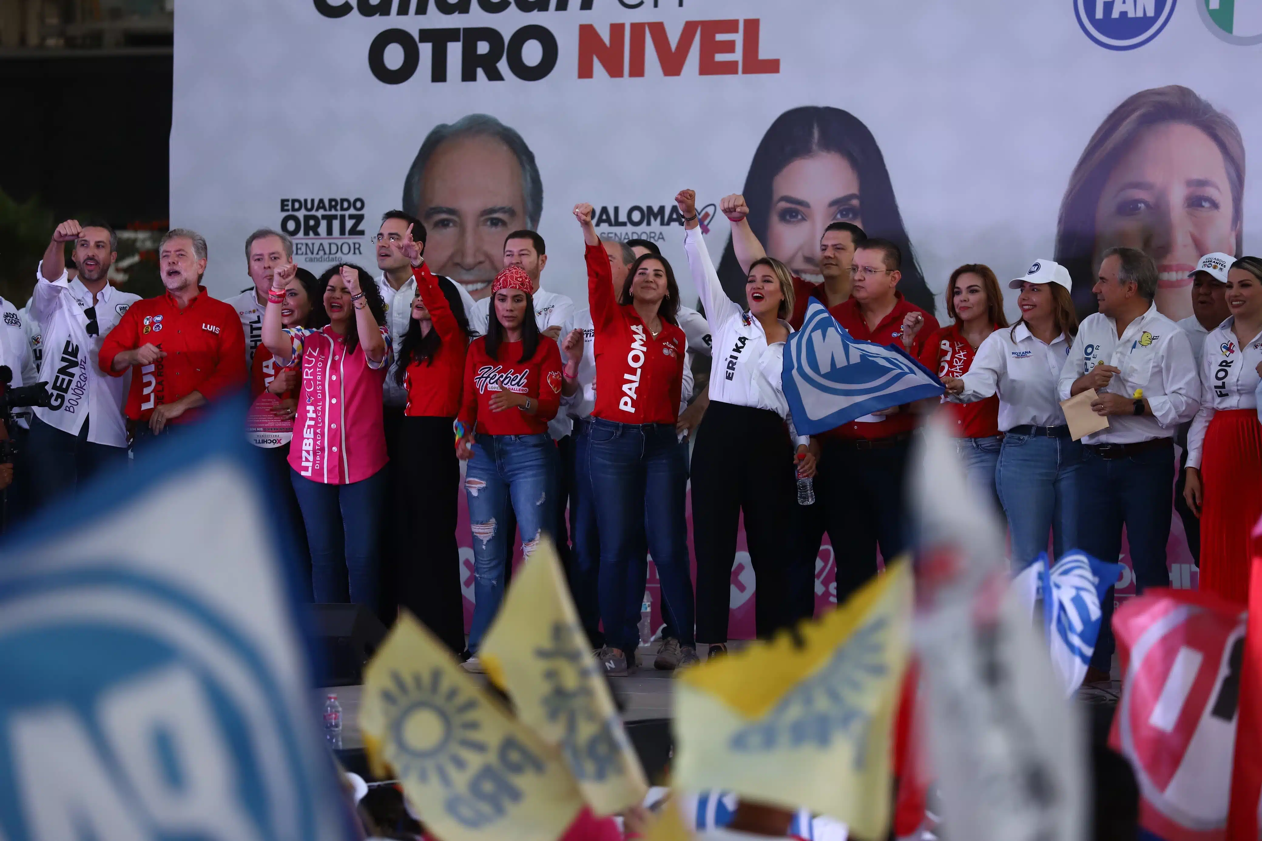 Cierre de campaña de los candidatos de la Coalición Fuerza y Corazón por Sinaloa