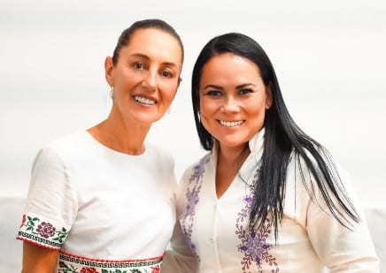 Claudia Sheinbaum y Alejandra del Moral