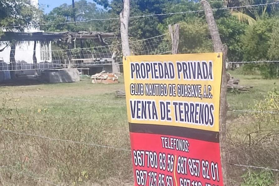 Terrenos del Club Náutico Guasave
