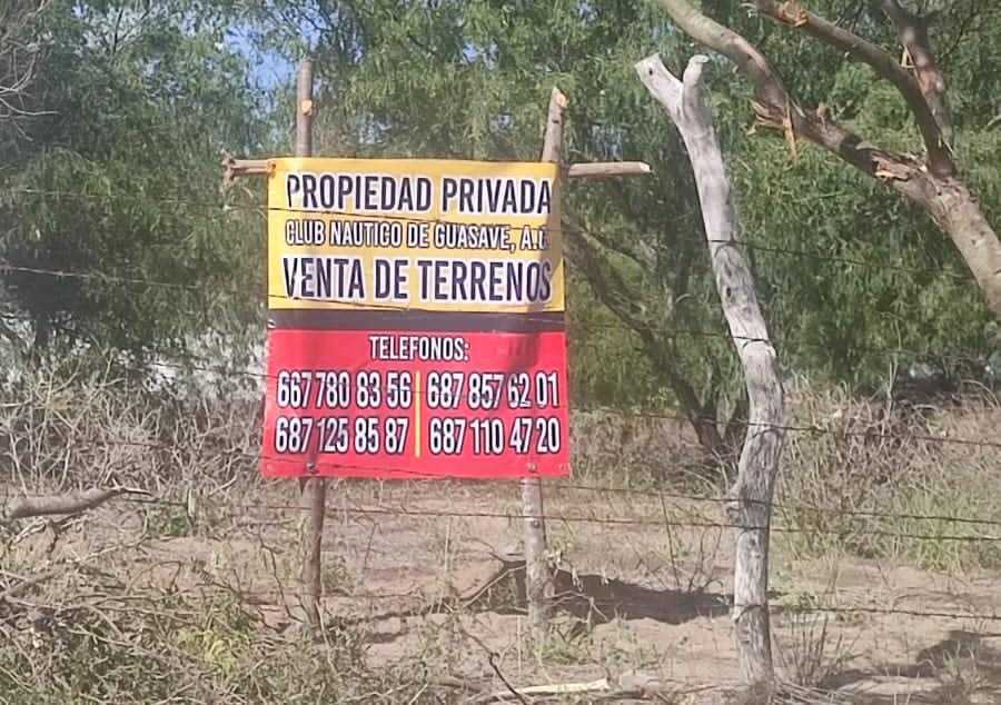 Terrenos del Club Náutico Guasave