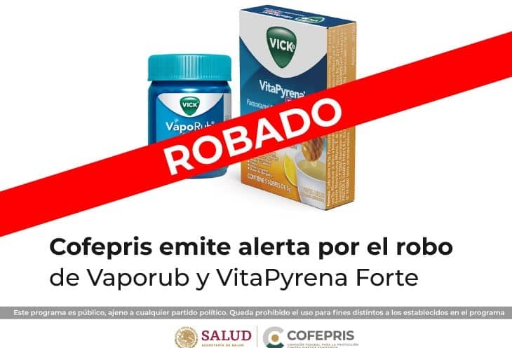 Cofepris alerta por medicamento robado