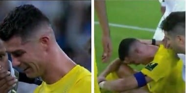 Cristiano Ronaldo llora al perder en Arabia Saudita