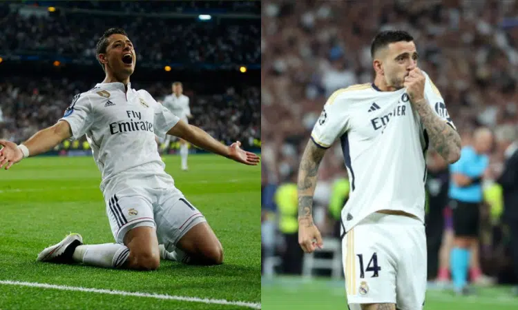 El doblete del 14 del Real Madrid en la Champions recuerda al Chicharito en redes sociales