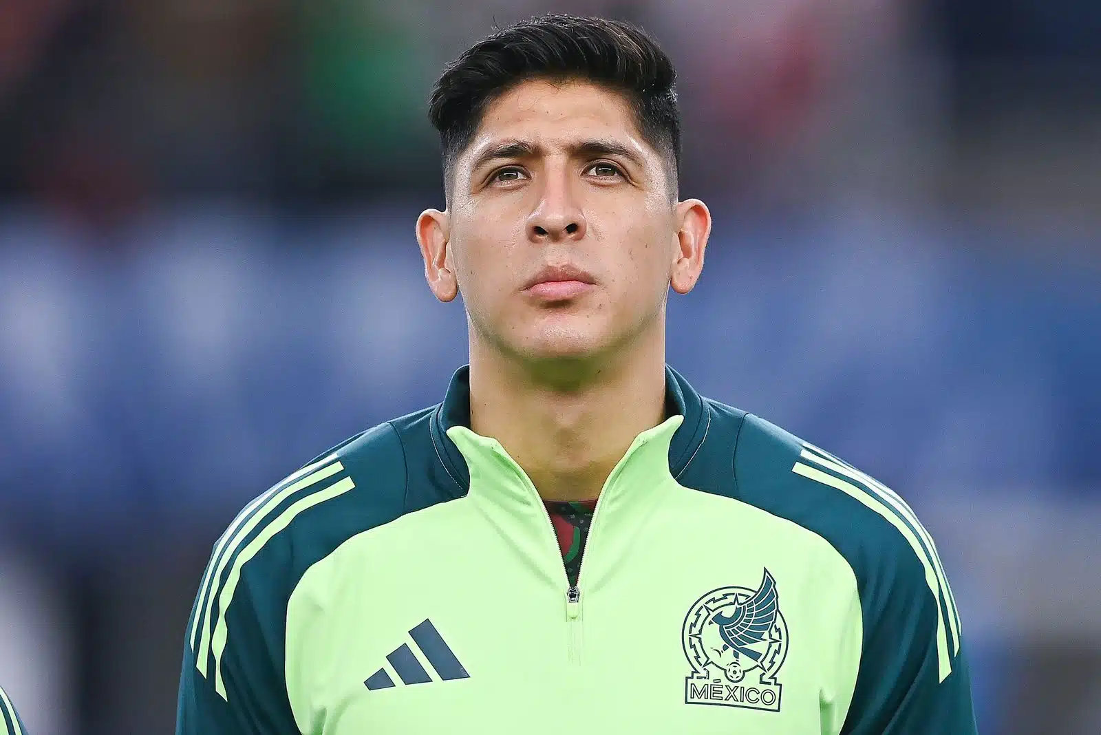 Edson Álvarez con el uniforme de la Selección de México