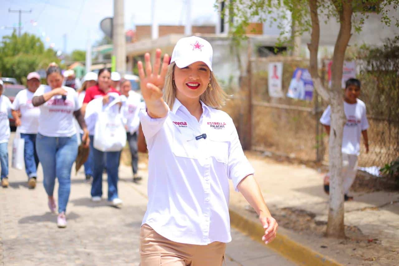 Estrella Palacios, candidata de Morena a la presidencia municipal de Mazatlán