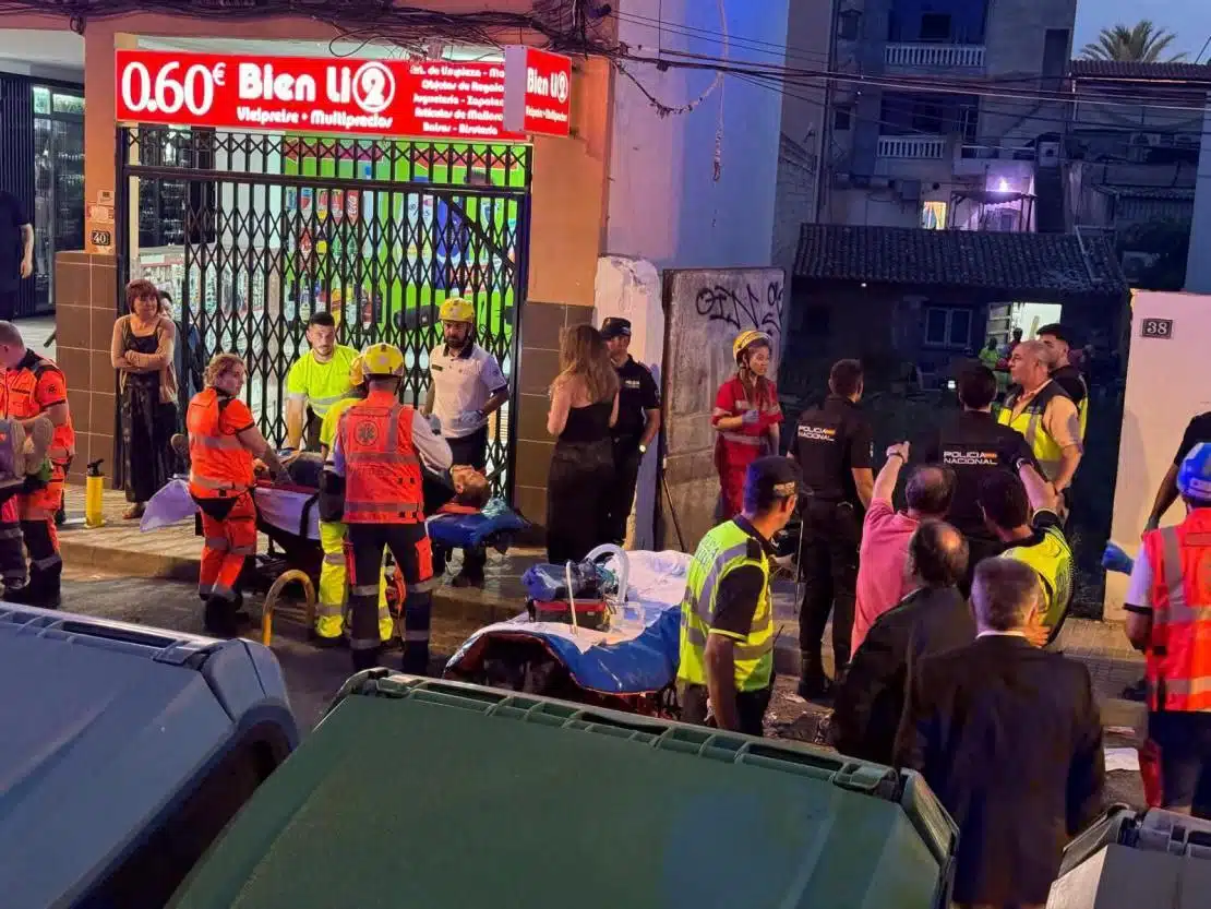 Extranjeros, las víctimas del desplome de un restaurante en Mallorca, España