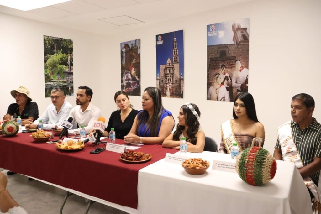 Conferencia de prensa para anunciar las Fiestas de Las Cabras 2024 en Escuinapa