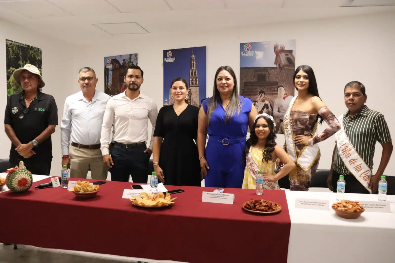 Conferencia de prensa para anunciar las Fiestas de Las Cabras 2024 en Escuinapa