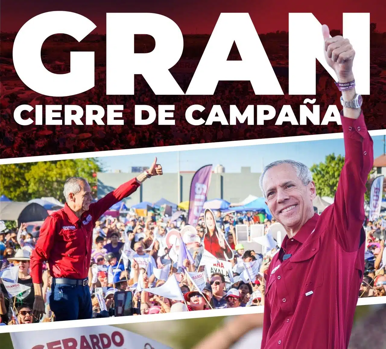 Gerardo Vargas, candidato a la alcaldía de Ahome, cerrará campaña este domingo.
