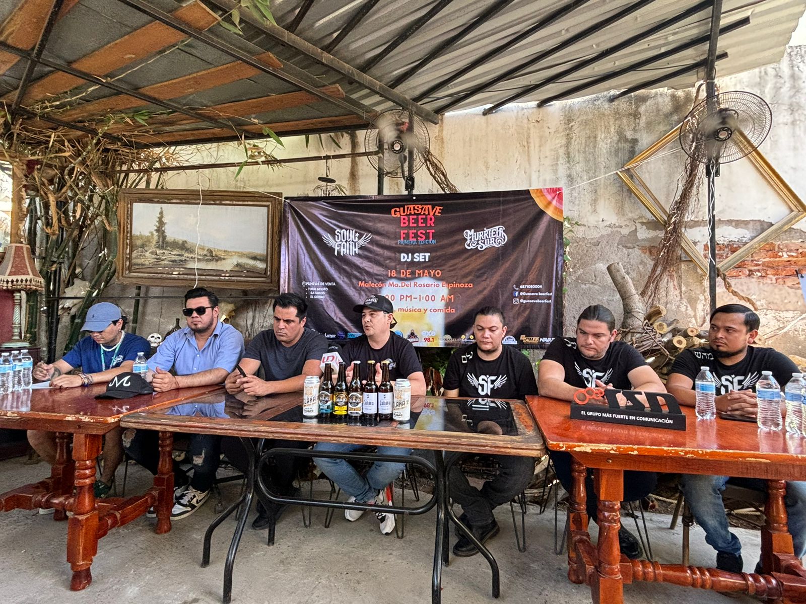 Conferencia de prensa para anunciar el primer Guasave Beer Fest