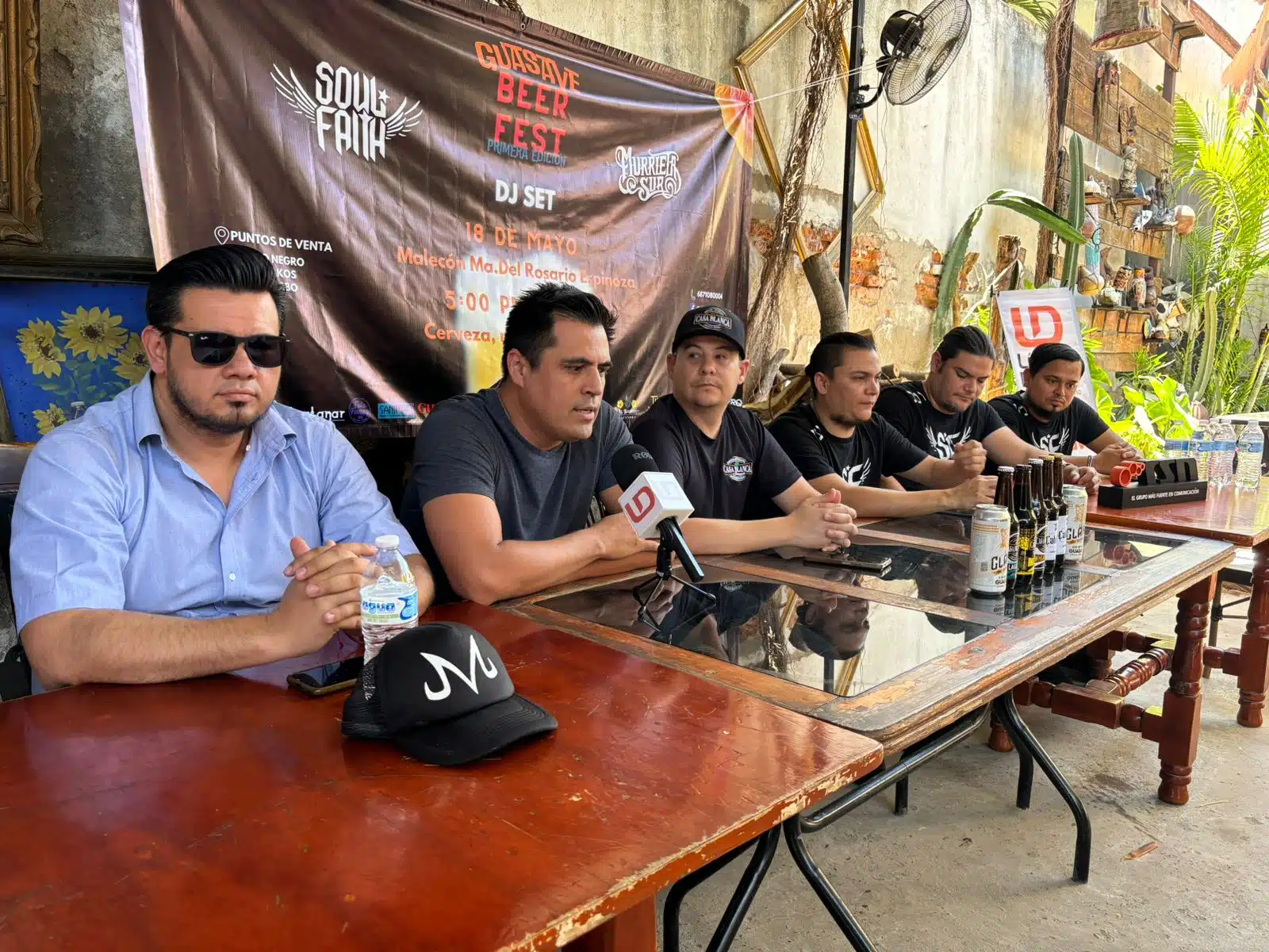 Conferencia de prensa para anunciar el primer Guasave Beer Fest