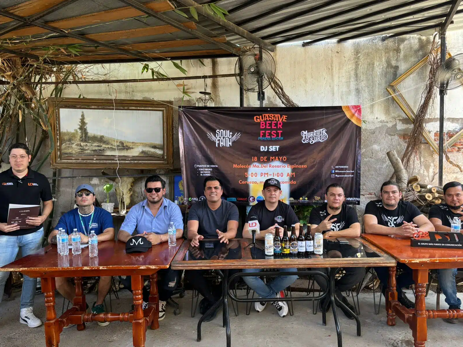 Conferencia de prensa para anunciar el primer Guasave Beer Fest