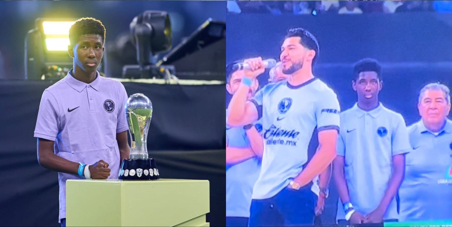 Hijo de Chucho Benítez presente en celebración del título 15 del América