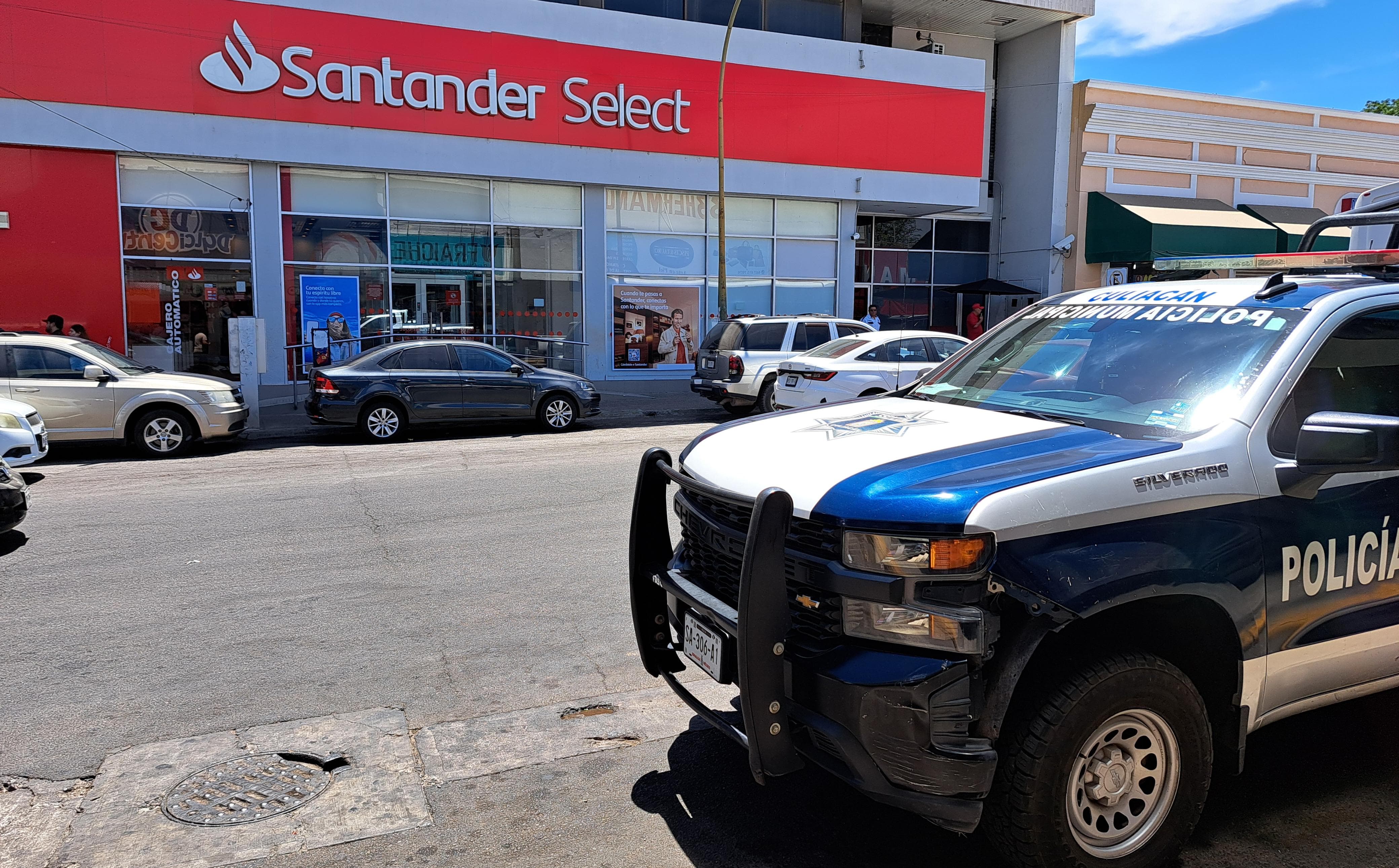 Asalto en banco de Culiacán