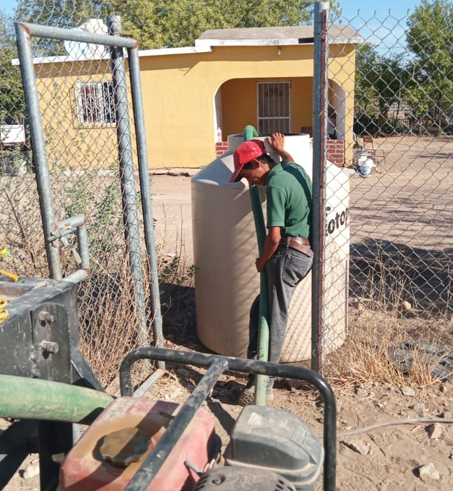Uso de bomba de agua El Fuerte