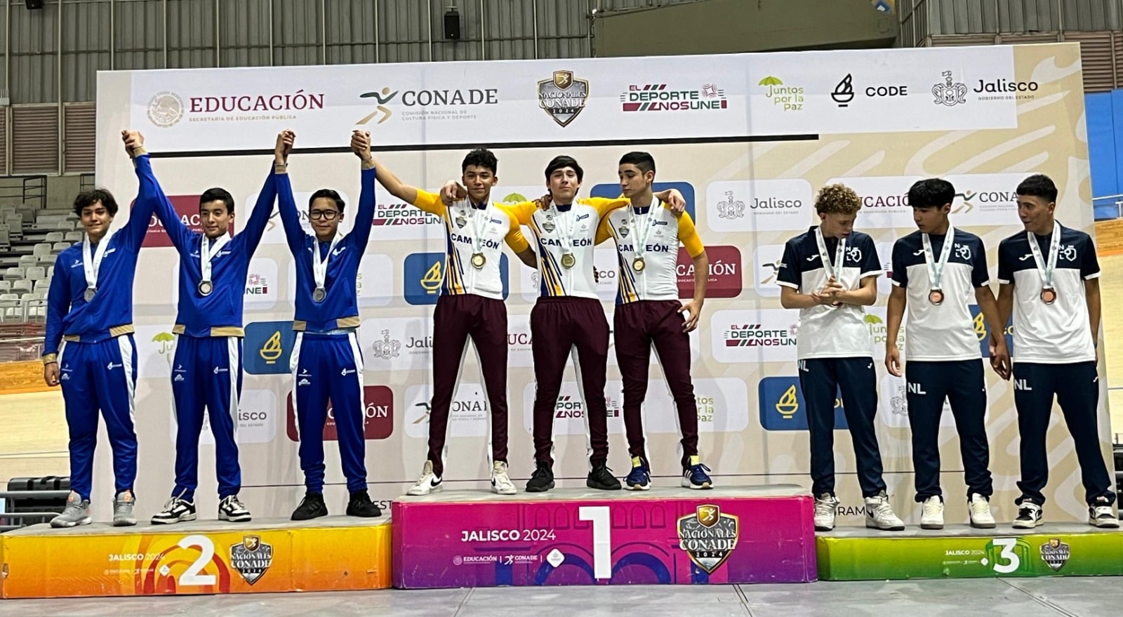 Marco Esteban Lugo medallista
