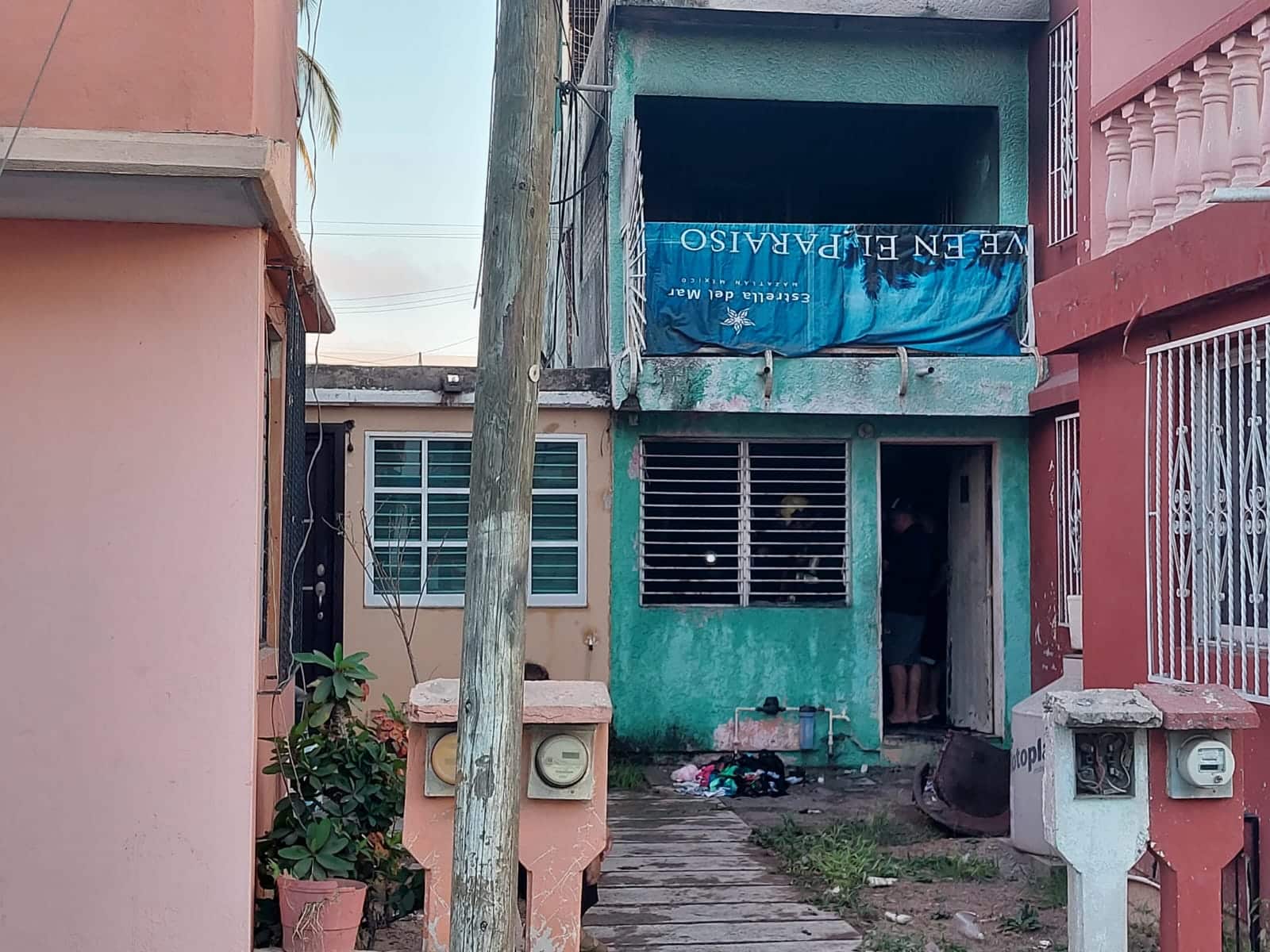 Incendio en una casa de Mazatlán