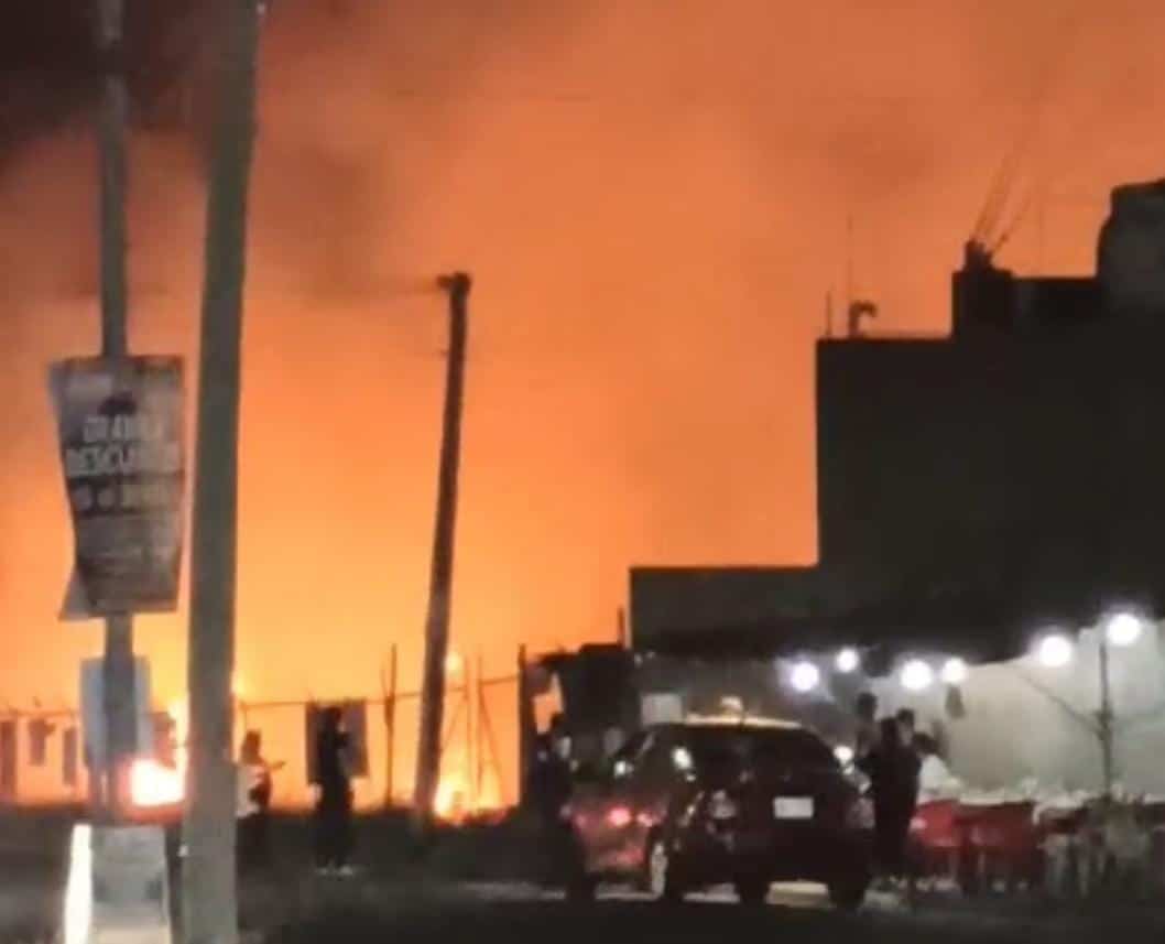 Incendio en un terreno en Culiacán