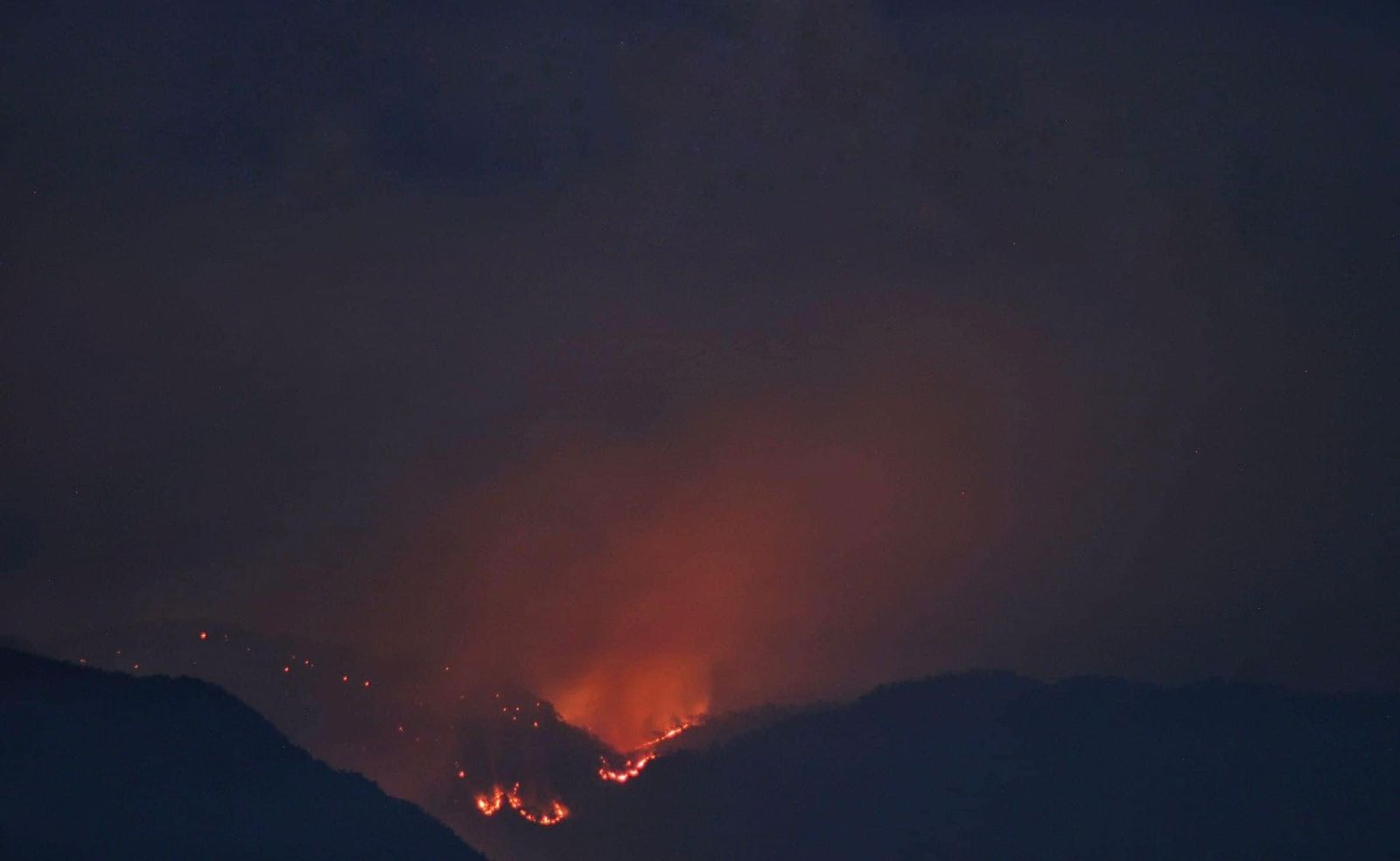 Incendio forestal en Sinaloa