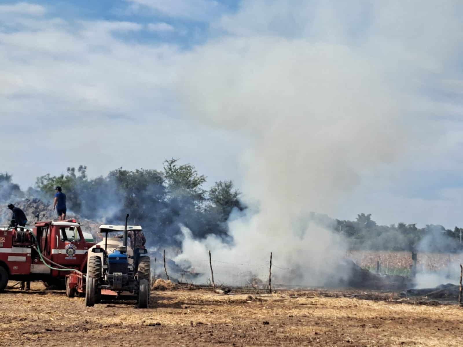 Incendio de pacas