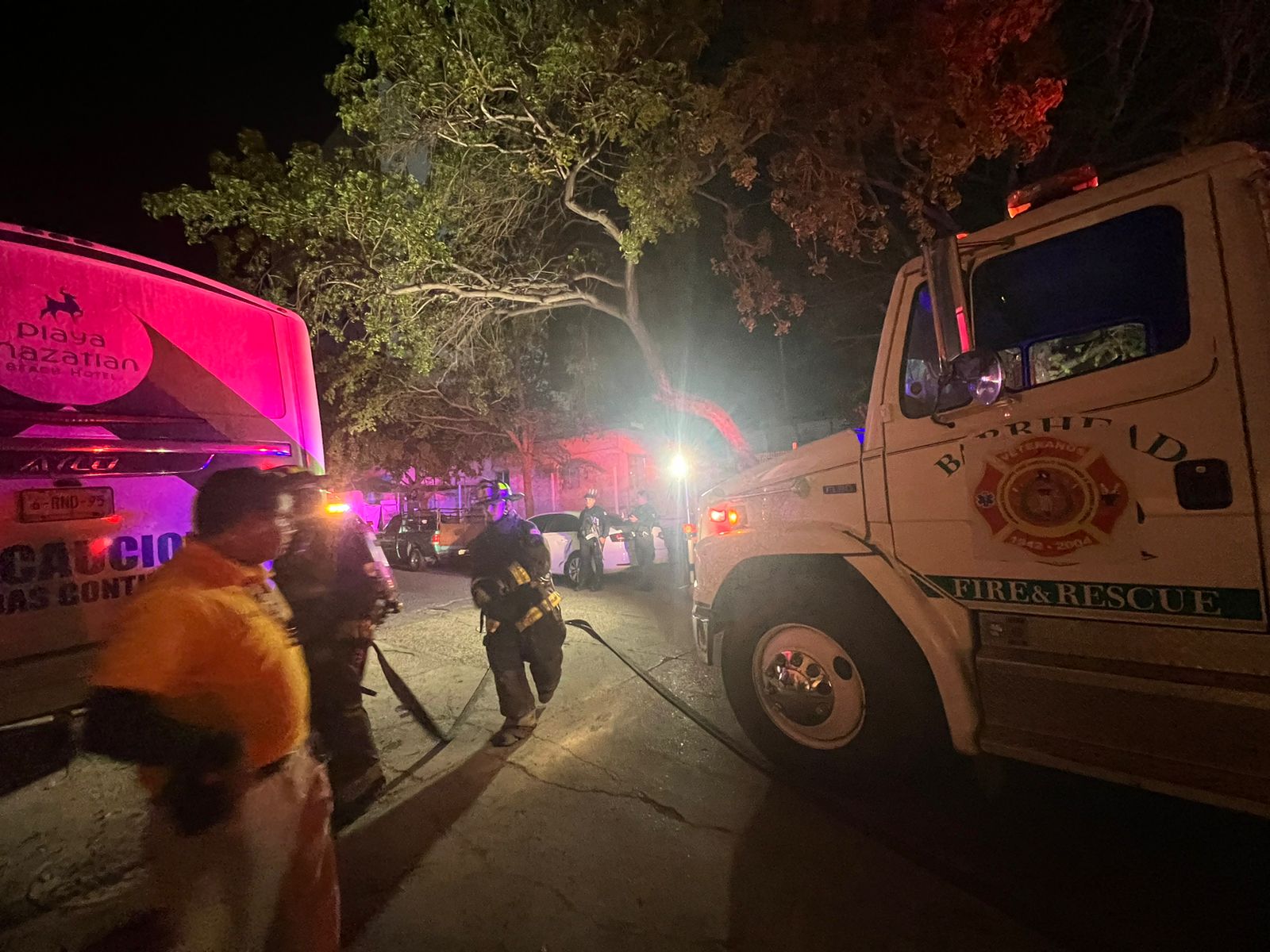 Bomberos acudieron a la emergencia