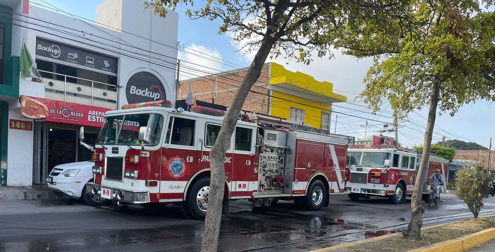 Local comercial sufre perdidas materiales tras incendio