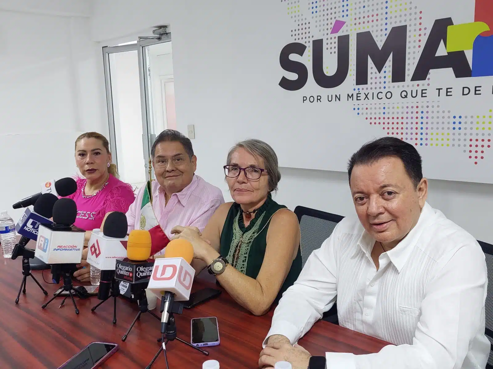 Rueda de prensa marcha