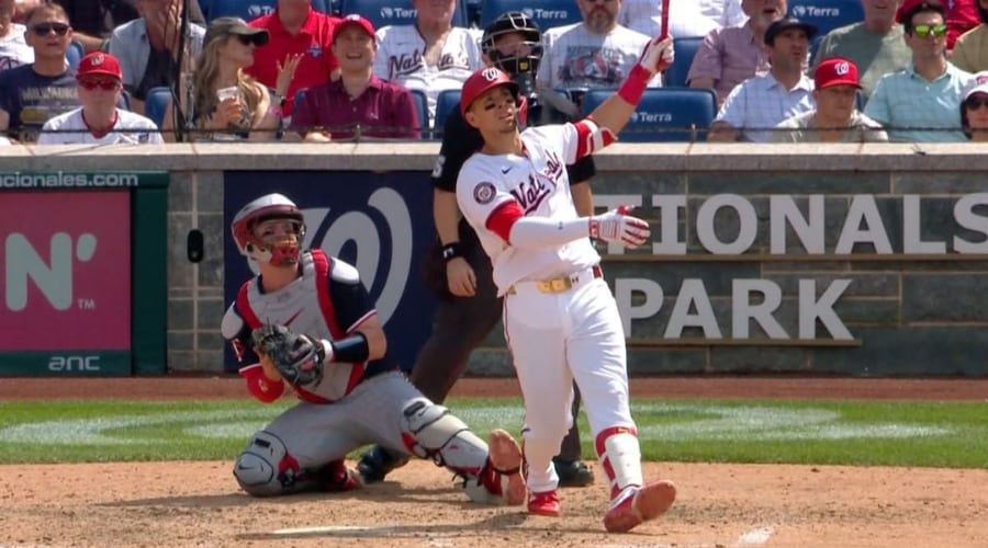 Joey Meneses conecta cuadrangular para los Nacionales de Washington