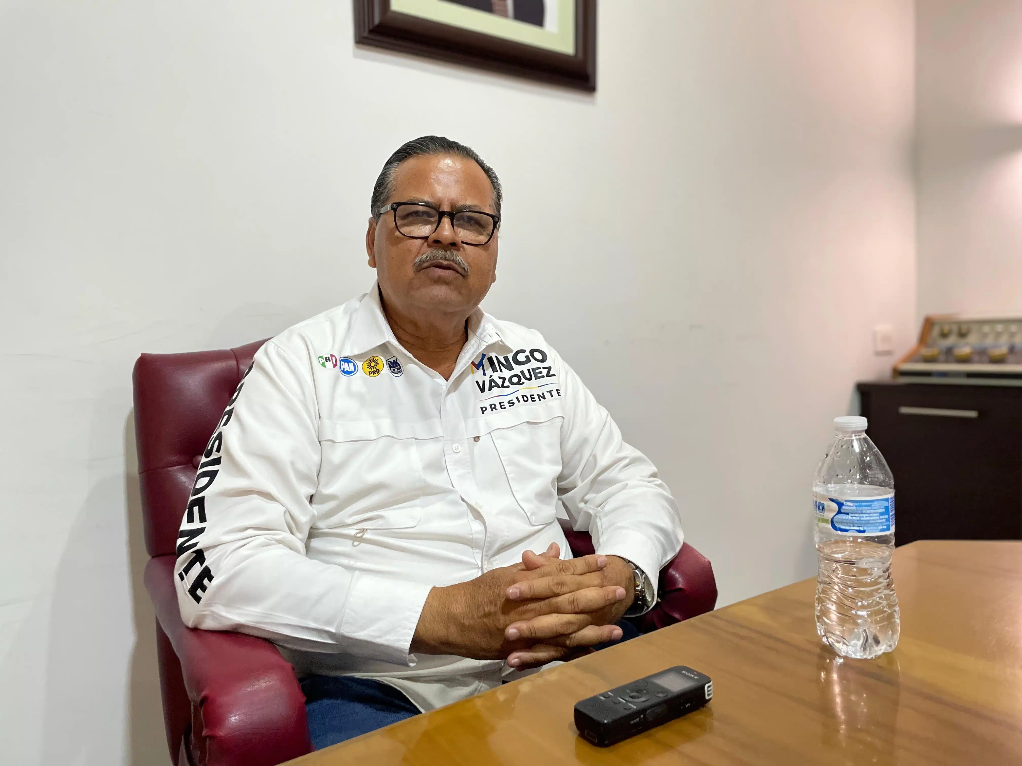 José Domingo Vázquez Márquez, candidato a la alcaldía de Ahome por la coalición “Fuerza y corazón por Sinaloa”