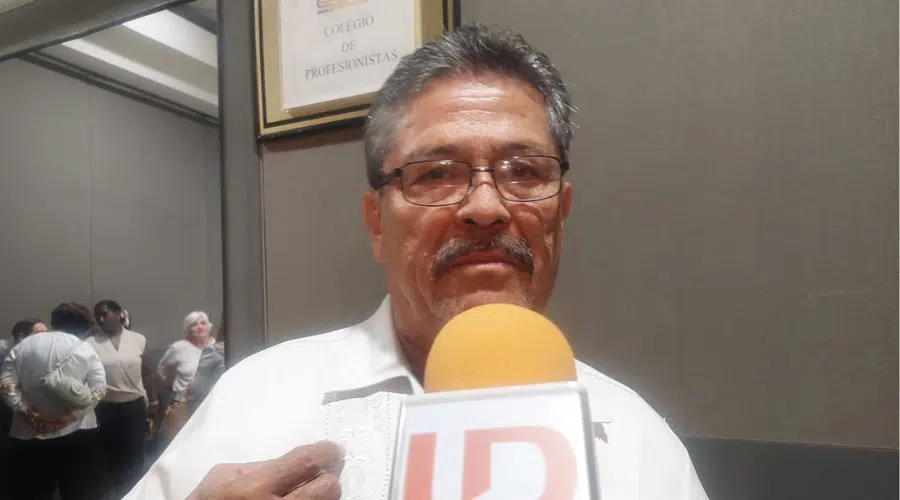 José Rivera, presidente de la Asociación de Colegio de Profesionistas del Estado de Sinaloa.