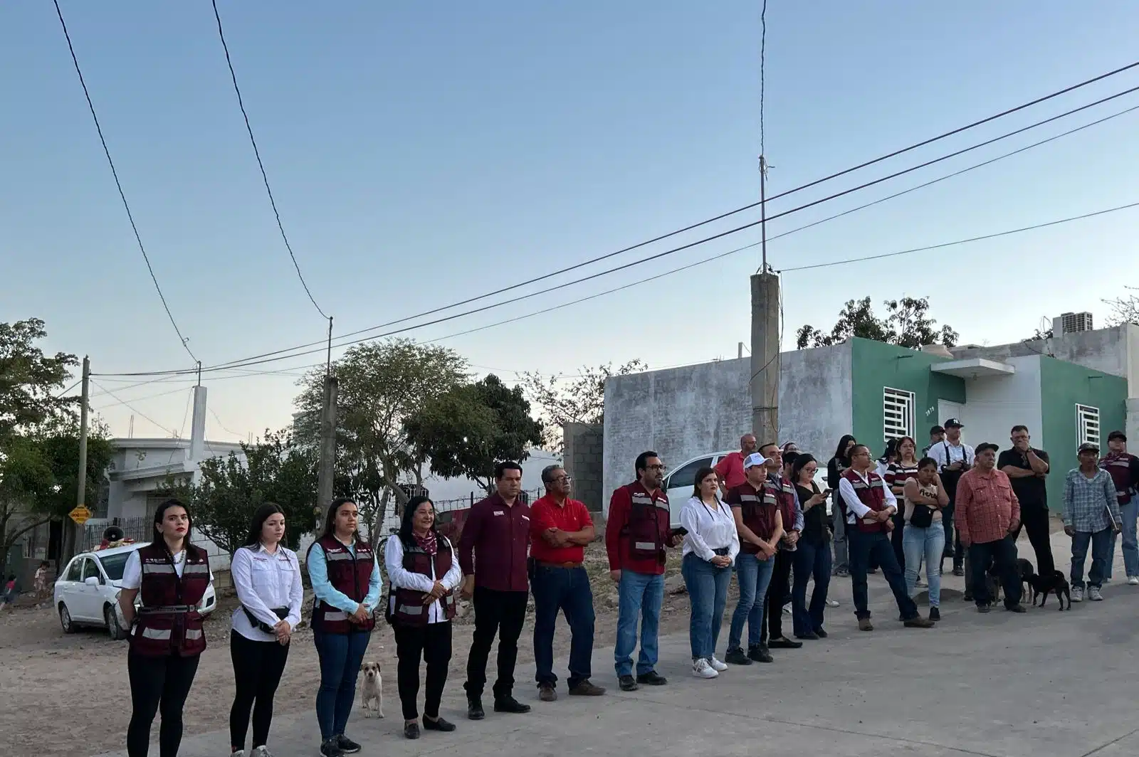 Juan de Dios Gámez Mendívil, candidato a la presidencia municipal de Culiacán por el partido de Morena, durante su campaña